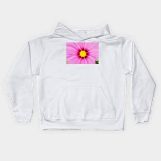 Pink flower close-up Kids Hoodie